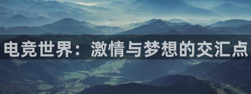 leyu电竞电竞app官网：电竞世界：激